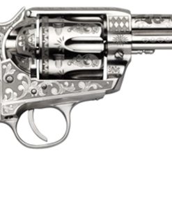 Cimarron George Patton Engraved Revolver 45 Colt, 4.75" Barrel, 6rd