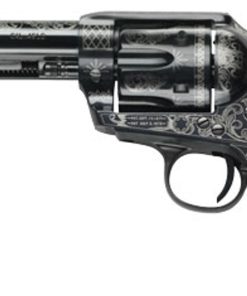 Pietta 1873 GW2 Liberty 45 Colt, 4.75" Barrel, Blued Engraved Ultra Ivory with Liberty Eagle Grip, 6rd