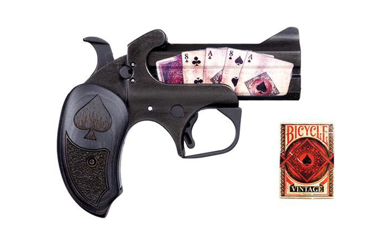 Bond Arms Dead Mans Hand .45 LC/.410 Ga, 3.5" Barrel, Distressed Black, 2rd Bond Arms Dead Mans Hand .45 LC/.410 Ga, 3.5" Barrel, Distressed Black, 2rd