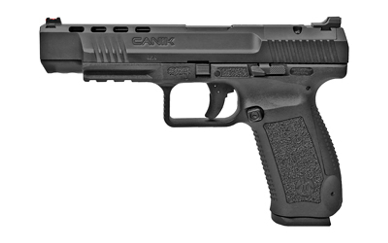 Canik TP9SFx 9mm, 5.2" Match Grade Barrel, Fiber Optic Sights, Black, 2x 20rd Canik TP9SFx 9mm, 5.2" Match Grade Barrel, Fiber Optic Sights, Black, 2x 20rd