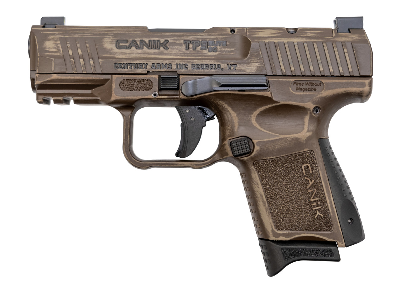 CANIK TP9 Elite SC Trophy 9mm, 3.6" MG Barrel, Contrast Sights, Bronze, 12rd CANIK TP9 Elite SC Trophy 9mm, 3.6" MG Barrel, Contrast Sights, Bronze, 12rd