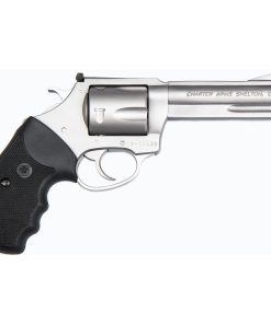 Charter Arms Pitbull 9mm, 4.2" Barrel, Black Rubber Grip, Stainless, 5rd