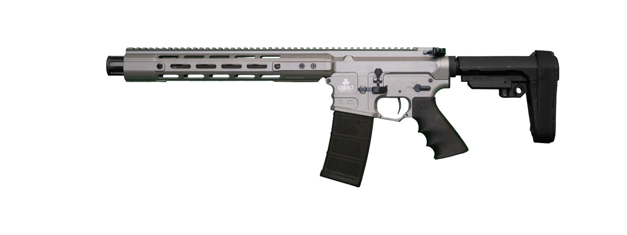 Cobalt Kinetics BAMF Pro .300 Blackout, 11.5" Barrel, Linear Comp, Stainless Cerakote, 30rd Cobalt Kinetics BAMF Pro .300 Blackout, 11.5" Barrel, Linear Comp, Stainless Cerakote, 30rd