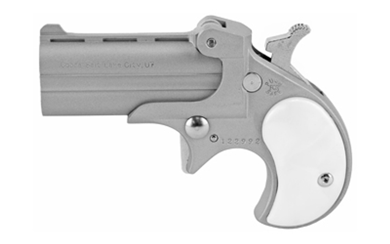 Cobra Classic Derringer .22 LR, 2.4" Barrel, Satin Finish, Pearl Grips, 2rd Cobra Classic Derringer .22 LR, 2.4" Barrel, Satin Finish, Pearl Grips, 2rd