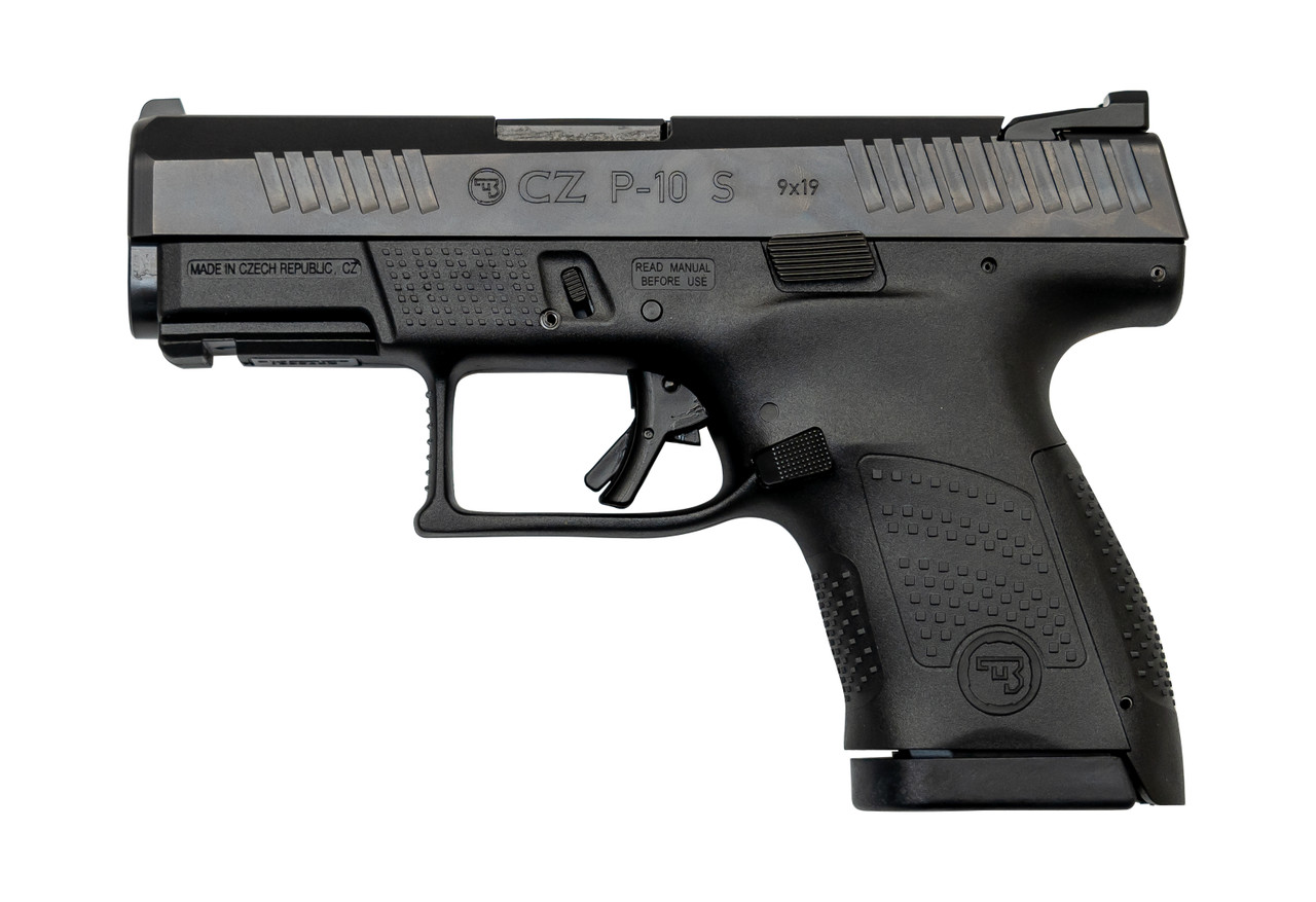 CZ P-10 Sub Compact 9mm, 3.5" Barrel, Fixed Sights, Black, 10rd CZ P-10 Sub Compact 9mm, 3.5" Barrel, Fixed Sights, Black, 10rd