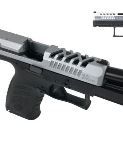 CZ P-10 C 9mm, Exclusive Cajun Gunworks Package, Custom Slide Cuts, 15rd