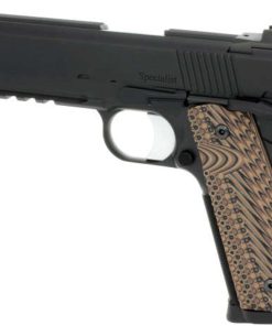 Dan Wesson Specialist 10mm, 5" Barrel, Black Stainless, Brown G10, 8rd