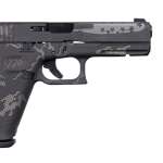 Glock 17 Gen 5 9mm, Apollo Custom, 4.5" Barrel, Black & Gray Flag W/1776 Camo, 3x 17rd