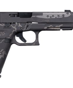 Glock 17 Gen 5 9mm, Apollo Custom, 4.5" Barrel, Black & Gray Flag W/1776 Camo, 3x 17rd