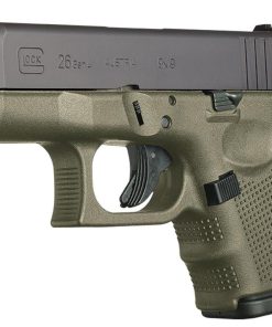 Glock G26 9mm, 3.5", Fixed Sights, 10rd, OD Green Frame