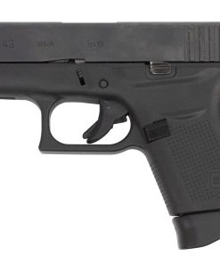 Glock 43 USA Used 9mm, 3.39" Barrel, Contrst Sights, Black, 6rd