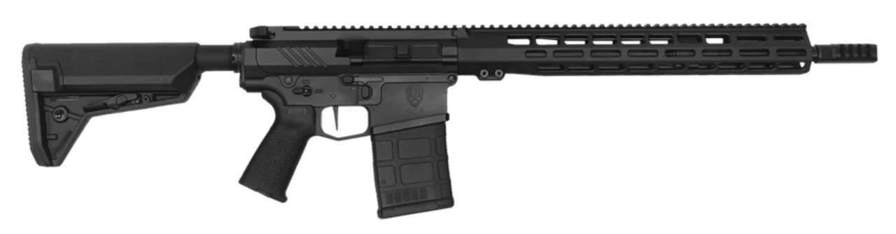 Grey Ghost Precision, HEAVY .308 MKII, AR, 308 Winchester, 16" Match Grade Barrel, Superlative Arms Adjustable Gas Block, Timney Single Stage Trigger, 15" M-Lok Handguard, Black, 20Rd Grey Ghost Precision, HEAVY .308 MKII, AR, 308 Winchester, 16" Match Grade Barrel, Superlative Arms Adjustable Gas Block, Timney Single Stage Trigger, 15" M-Lok Handguard, Black, 20Rd