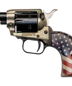 Heritage Rough Rider Barkeep .22 LR, 2" Barrel, US Flag Grips, Simulated Case Hardened, 6rd