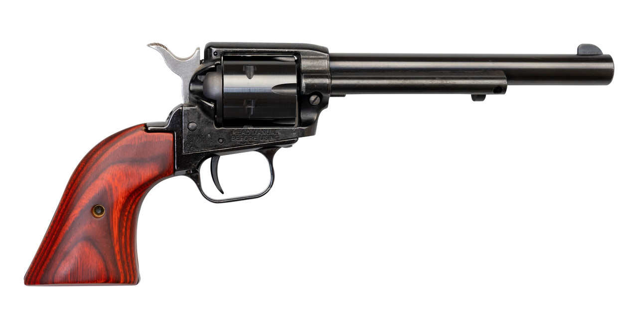 Heritage Rough Rider Blemished .22 LR, 6.5" Barrel, Cocobolo Wood Grip, Blued, 6rd Heritage Rough Rider Blemished .22 LR, 6.5" Barrel, Cocobolo Wood Grip, Blued, 6rd
