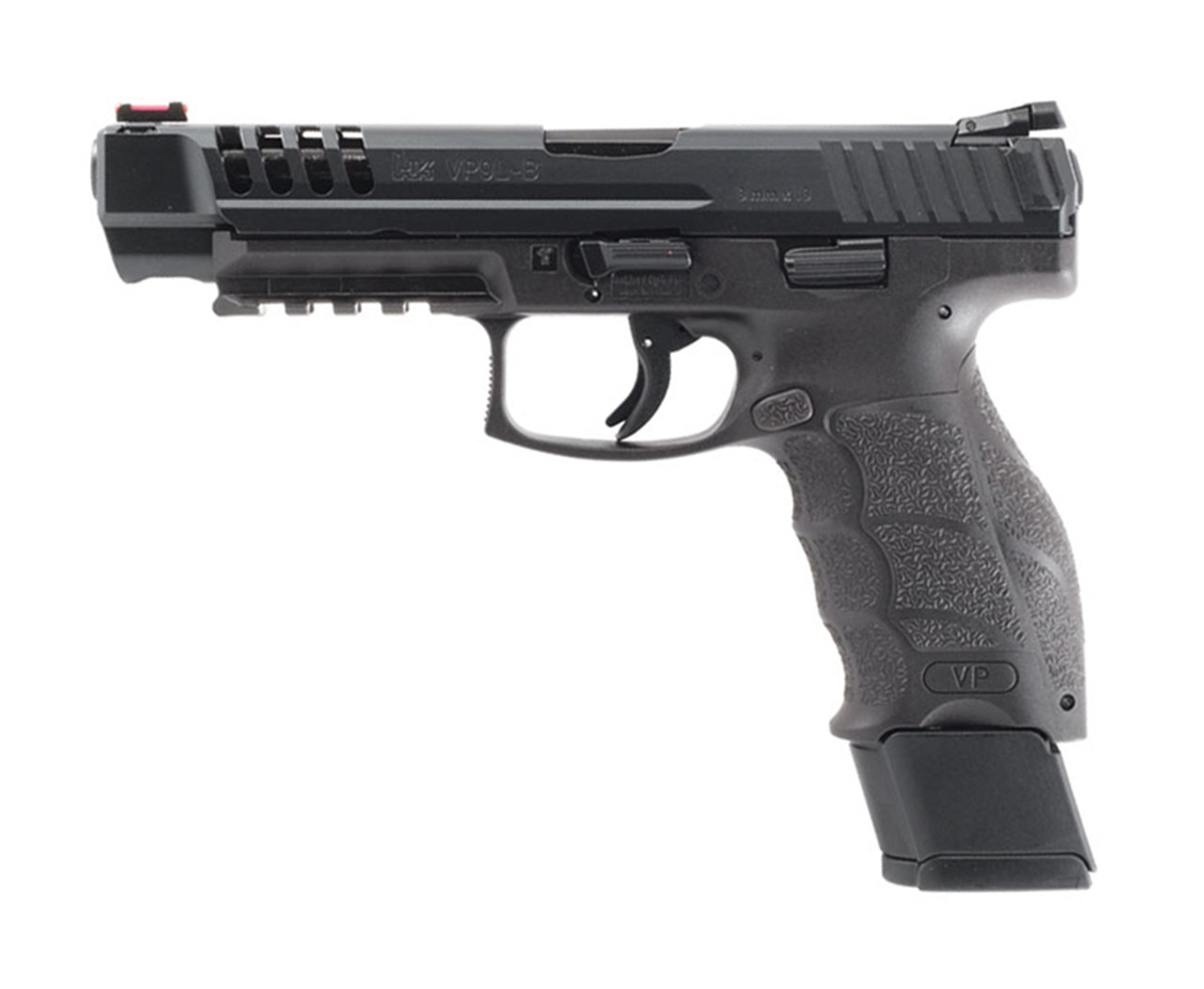 HK VP9L Optics Ready 9mm, 5" Barrel, Night Sights, Black, 20rd HK VP9L Optics Ready 9mm, 5" Barrel, Night Sights, Black, 20rd