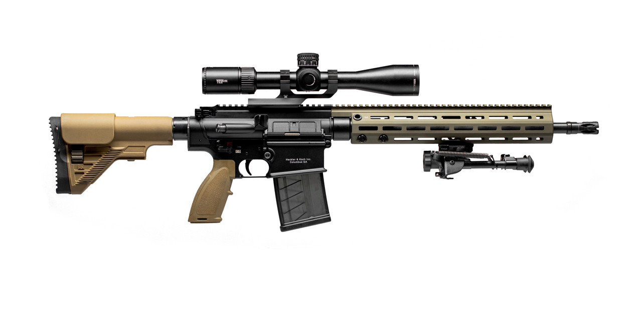 HK MR762A1 LRP III .308/7.62x51mm, 16.5" Barrel, Vortex Viper PSTII, BLK/FDE, 20rd HK MR762A1 LRP III .308/7.62x51mm, 16.5" Barrel, Vortex Viper PSTII, BLK/FDE, 20rd