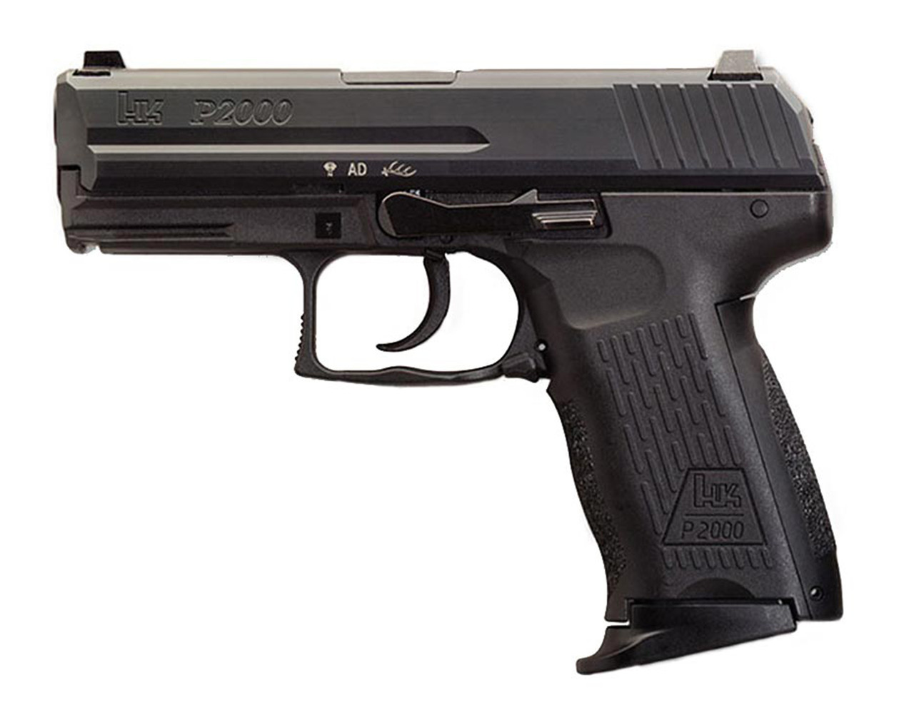 HK P2000 V3 Compact 9mm, 3.66" Barrel, Decocker, Adj. 3-Dot Sights, Black, 10rd HK P2000 V3 Compact 9mm, 3.66" Barrel, Decocker, Adj. 3-Dot Sights, Black, 10rd