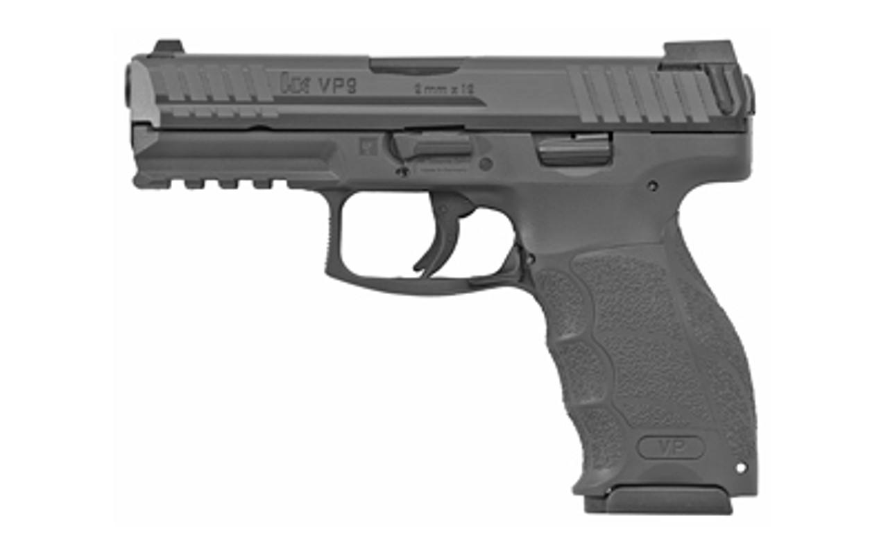 HK VP9 Standard 9mm, 4" Barrel, Black, Night Sights, 3x17rd Mags HK VP9 Standard 9mm, 4" Barrel, Black, Night Sights, 3x17rd Mags