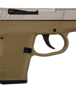 Kel-Tec P-3AT .380 ACP 2.76" Barrel Nickel Boron Slide Tan Grip/Frame Double Action Only 6rd
