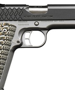 Kimber Aegis Elite Custom 9mm, 5" Barrel, FO Sights, Satin Silver, 9rd