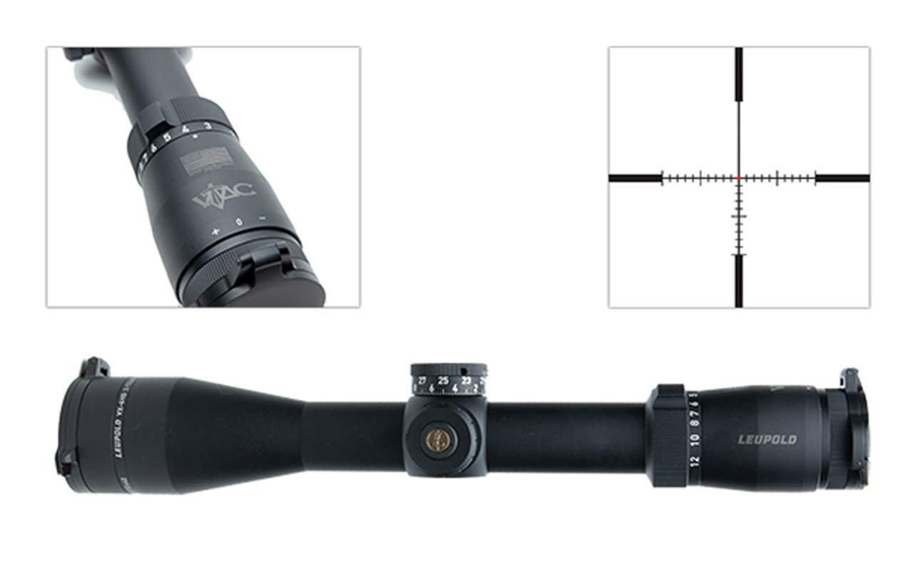 Leupold VX-6HD, 2-12x42mm, TRIMOA Reticle, VTAC Engraving, Black Leupold VX-6HD, 2-12x42mm, TRIMOA Reticle, VTAC Engraving, Black