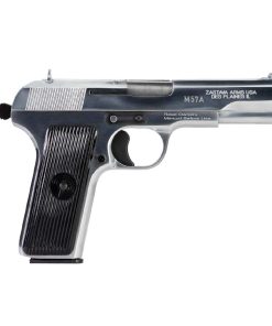 Zastava M70AA Tokarev Pistol (Soviet TT Type) 7.62x25 4.5" Barrel, Chromed Finish, 9rd Mag