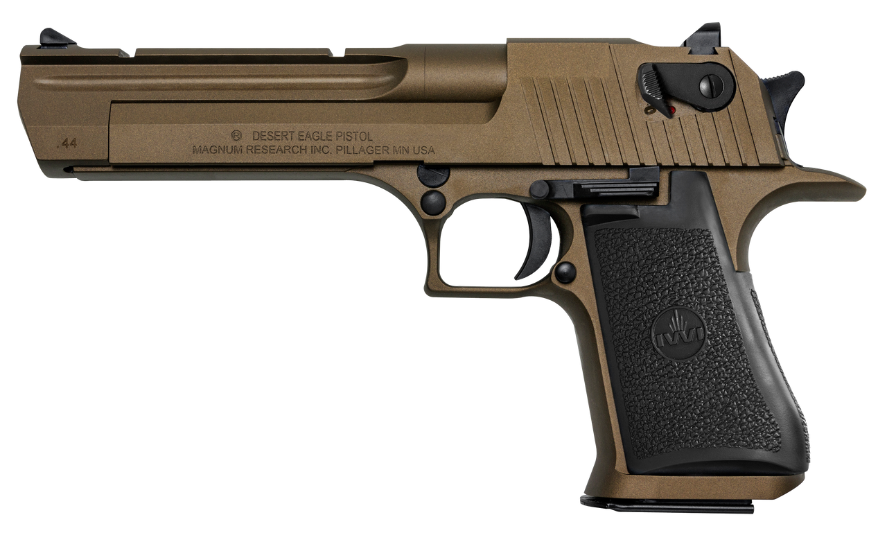 Magnum Research Desert Eagle .44 Mag, 6" Barrel, FS, Burnt Bronze, 8rd Magnum Research Desert Eagle .44 Mag, 6" Barrel, FS, Burnt Bronze, 8rd