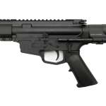 MCM DS9-S 9mm Rear Charging Pistol, 5" Barrel, MP5 Mag, Strike Industries PWD Brace, Black Cerakote