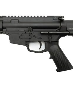 MCM DS9-S 9mm Rear Charging Pistol, 5" Barrel, MP5 Mag, Strike Industries PWD Brace, Black Cerakote
