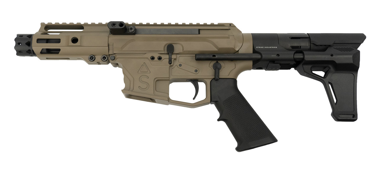 MCM DS9-S Side Charging Pistol, 9mm, 4.5", 33rd Glock Mag, FDE Cerakote MCM DS9-S Side Charging Pistol, 9mm, 4.5", 33rd Glock Mag, FDE Cerakote