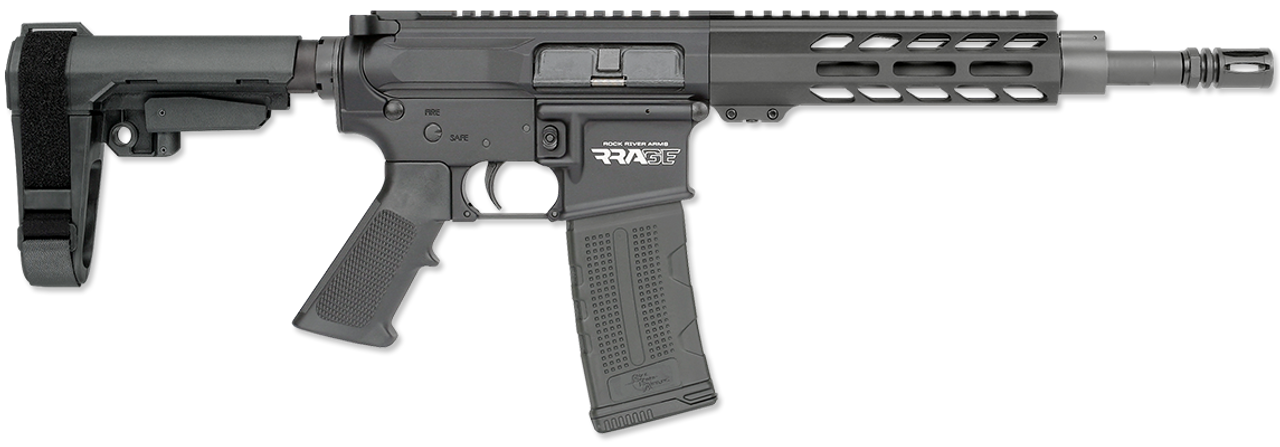 Rock River Arms RRAGE AR-15 Pistol 5.56/223 10.5" Barrel W/SBA3 Brace, 30rd Mag Rock River Arms RRAGE AR-15 Pistol 5.56/223 10.5" Barrel W/SBA3 Brace, 30rd Mag