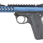 Ruger, Mark IV Lite, 22/45 22LR, 4.4" Threaded Barrel, Polymer Frame, Blue Anodized Finish, Checkered Grips, Adjustable Rear Sight, 10Rd
