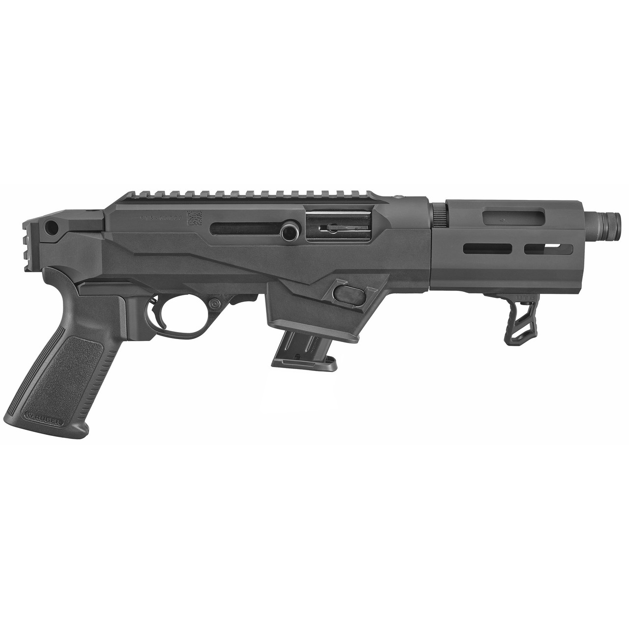 Ruger PC Charger Pistol, 9mm, 6.5" Barrel Threaded, Aluminum Frame, Black, 10 Round Mag, 1 Mag, Take Down Ruger PC Charger Pistol, 9mm, 6.5" Barrel Threaded, Aluminum Frame, Black, 10 Round Mag, 1 Mag, Take Down