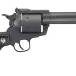 Ruger Blackhawk Birds Head Wiley Clapp 45 Colt/45 ACP, 4" Barrel, Matte Black, 2 Cylinders, 6rd