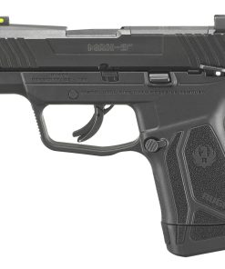 Ruger, MAX-9, Semi-automatic, Striker Fired, Sub-Compact, 9mm, 3.2" Barrel, Black Oxide Finish, Polymer Frame, Thumb Safety, Optic Ready, Front TFO Night Sight, 10Rd, 2-10Rd Magazines