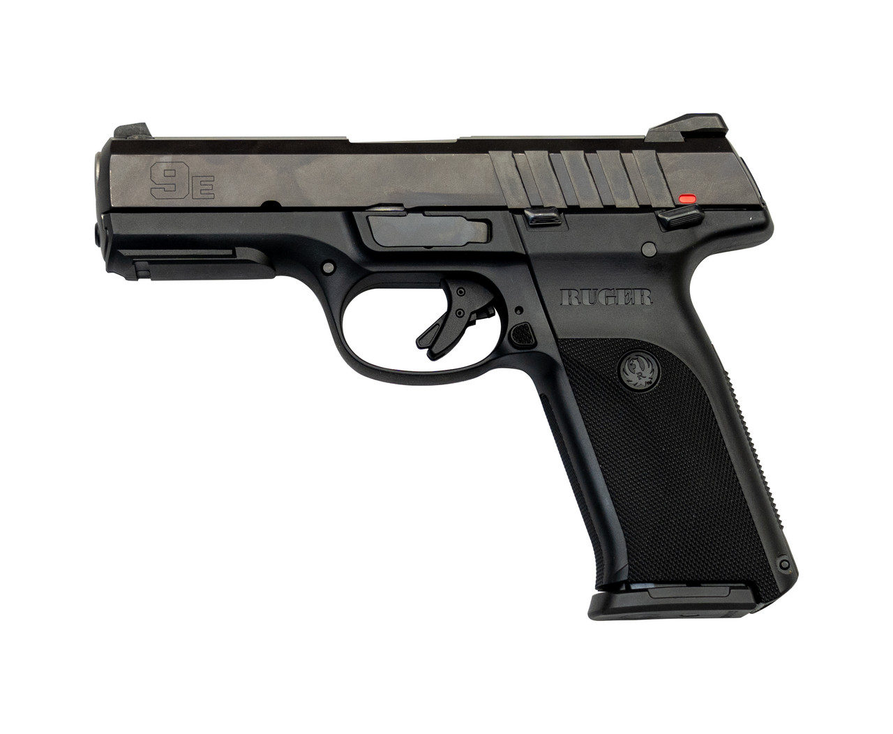 Ruger SR9E Used 9mm, 4" Barrel, 3-Dot Sights, Black, 2x17rd Ruger SR9E Used 9mm, 4" Barrel, 3-Dot Sights, Black, 2x17rd