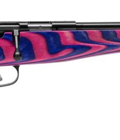 Savage Rascal Minimalist .22 LR, 16" Barrel, ChevCore Pink/Purple Laminate, 1rd