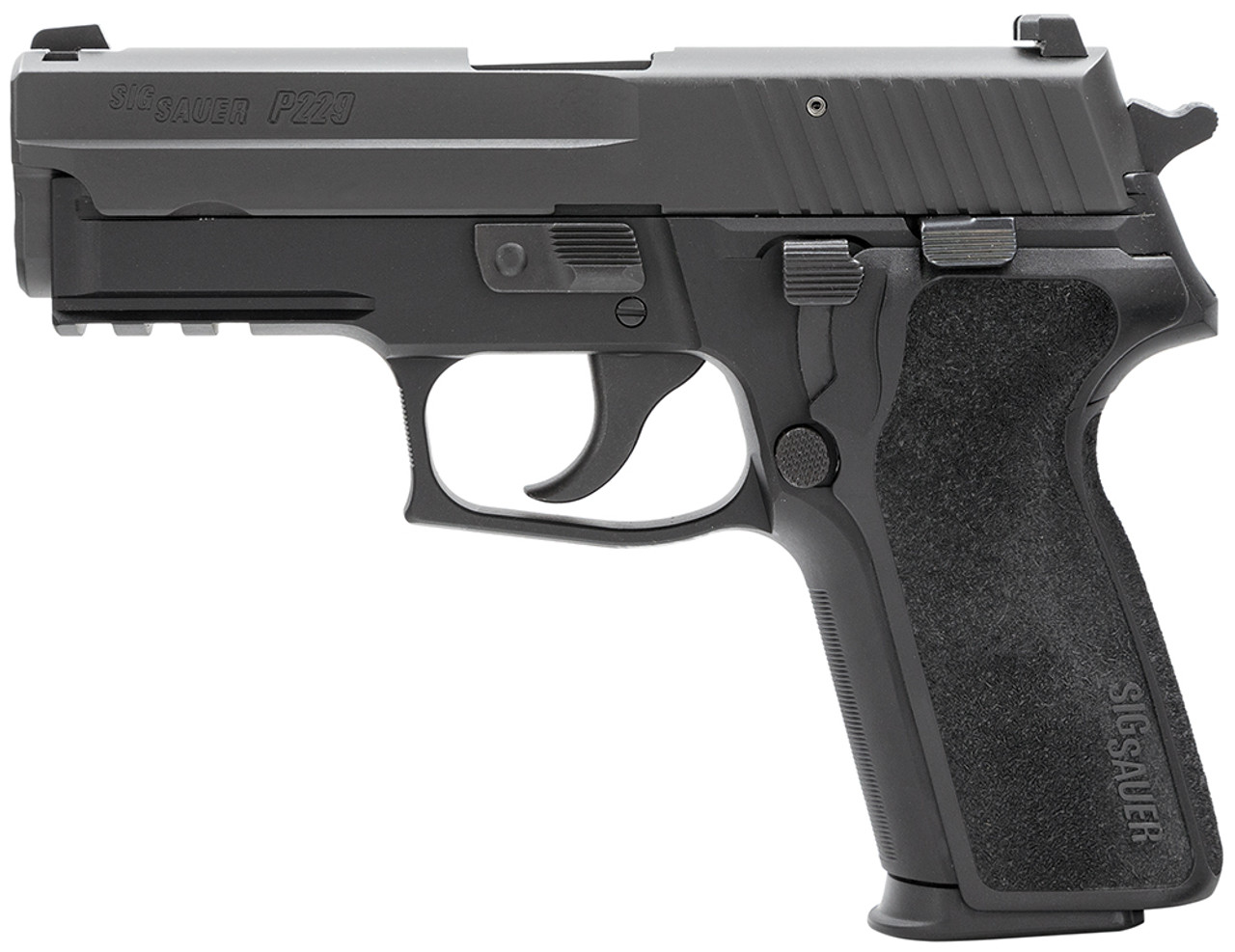Sig P229 *CA Compliant* 9mm, 3.9" Barrel, Night Sights, No Thumb Safety, Black, 10rd Sig P229 *CA Compliant* 9mm, 3.9" Barrel, Night Sights, No Thumb Safety, Black, 10rd