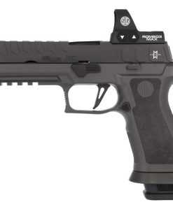 Sig Sauer, P320 X5, Semi-automatic, Striker Fired, Full Size, 9mm, 5" Barrel, Polymer Frame, Black Color, Ambidextrous Controls, Fiber Optic Sights, Sig Romeo 3 Max Red Dot Sight, 21Rd, 4 Magazines