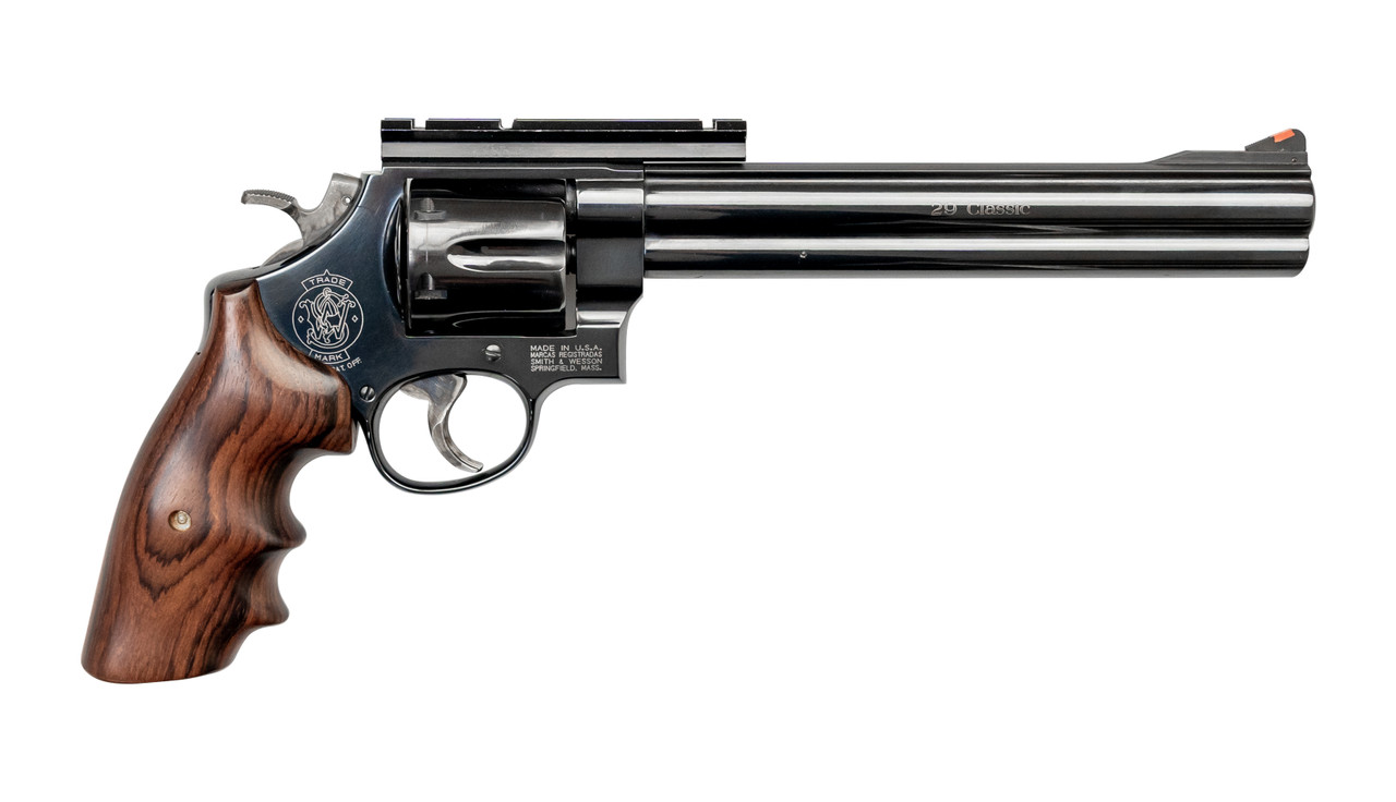 Smith & Wesson 29 Classic .44 Magnum, 8 3/8" Barrel, Round Butt Grip, Blued, 6rd Smith & Wesson 29 Classic .44 Magnum, 8 3/8" Barrel, Round Butt Grip, Blued, 6rd
