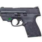 Smith & Wesson M&P Shield M2.0 9mm, 3.1" Barrel, CT Green Laser, 7/8rd Mags