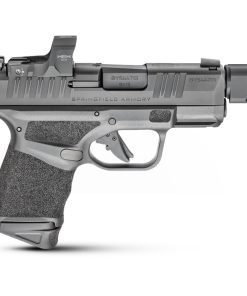 Springfield, Hellcat RDP, Semi-automatic, Striker Fired, Sub-Compact, Optics Ready, 9mm, 3.8" Barrel Compensator, Polymer Frame, Textured Grips, Tritium Night Sights, No Thumb Safety 2 Mags, 13Rd, Black, Includes HEX Wasp Red Dot