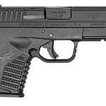 Springfield XD-S .45 ACP, 4" Barrel, FO Front/Dovetail Rear, Black, 5rd