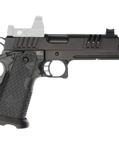 Staccato XC 9mm, 5" FlaTec Barrel, Dawson Fiber Optic Sights, DLC, 17rd/20rd