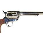 Standard Mfg Single Action Revolver 45 Colt 7.5" Barrel, Nickel Plated, Walnut 2 Pc Grip