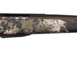 Tikka T3x Lite270 WSM, 22.4" Fluted Barrel, 1:10 Twist, Threaded 5/8x24, Veil Wideland Camo, Cerakote Barrel and Action, Burnt Bronze Color, 1 Mag, Includes Matching Muzzle Brake, 3rd