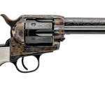 Uberti 1873 Cattleman Outlaws & Lawmen "Dalton" .45 Colt, 5.5", Pearl, Blued, 6rd