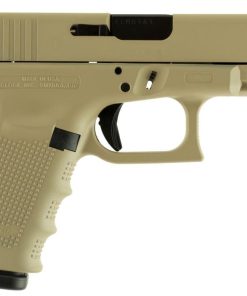 Glock G19 Gen4 9mm, 4" Barrel, Desert Tan Finish 15rd Mag