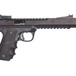 Volquartsen Black Mamba, 6" Barrel, Hi-Viz Front Sight, Single Port Comp, Black Anodized Aluminum