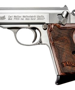 Walther PPK/S .380 ACP, 3.3" Barrel, Stainless, Walnut, 7rd